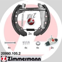 Bremsbackensatz Zimmermann 20990.105.2 Kit Z